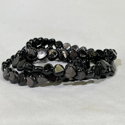 8mm Hypersthene Heart Bracelet